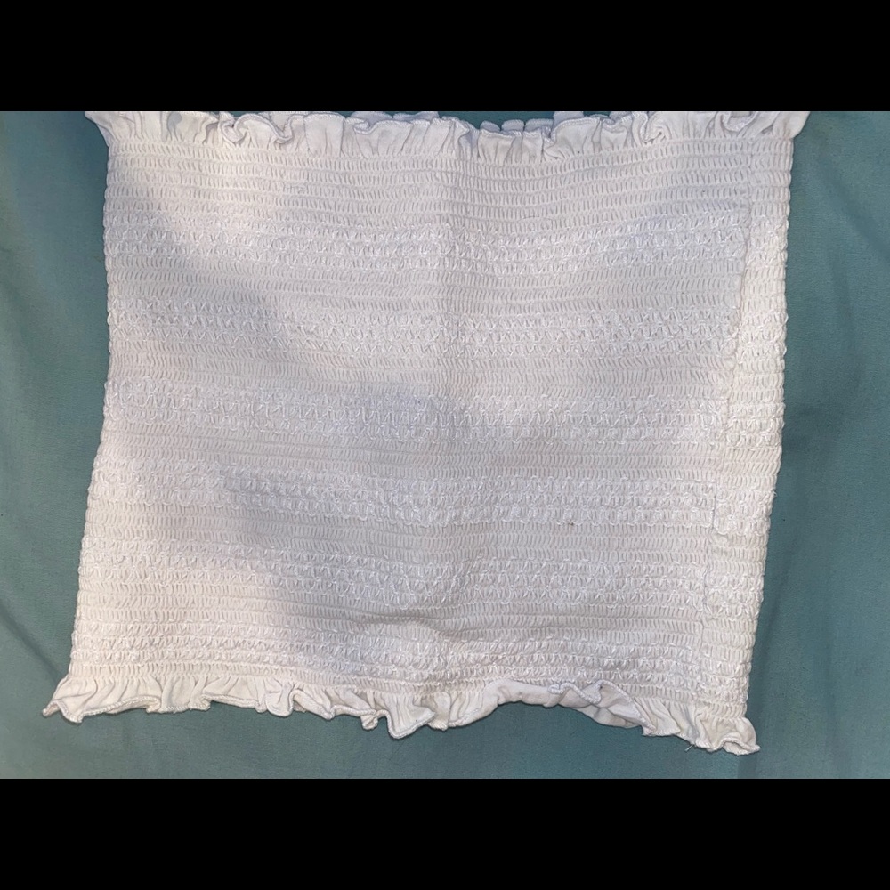 white tube top